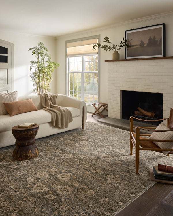 Magnolia Home by Joanna Gaines x Loloi Junie Rug - Lagoon / Natural-Blue Hand Home