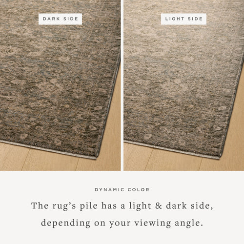 Magnolia Home by Joanna Gaines x Loloi Junie Rug - Lagoon / Natural-Blue Hand Home