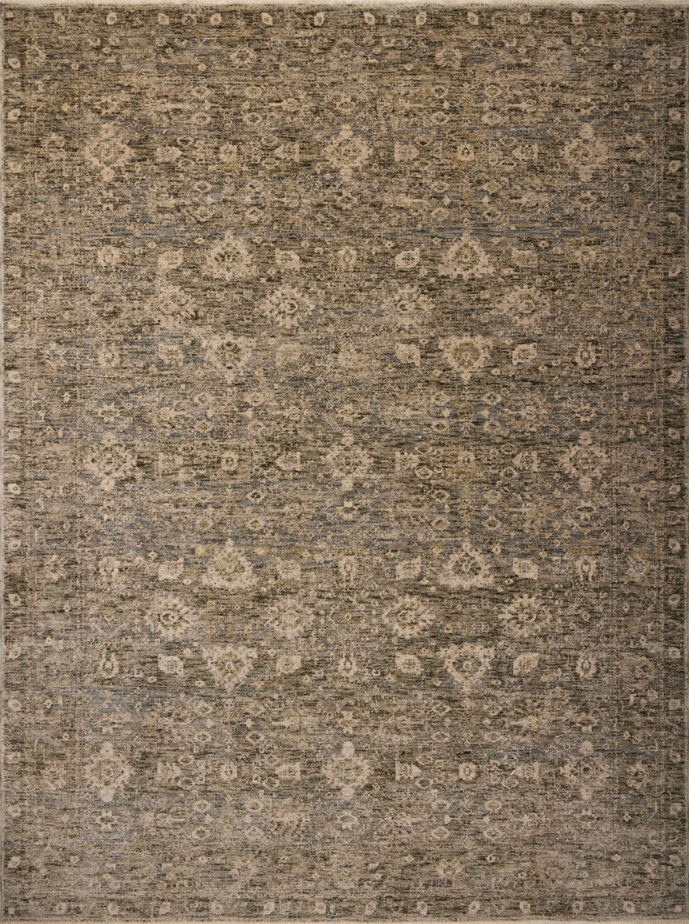 Magnolia Home by Joanna Gaines x Loloi Junie Rug - Lagoon / Natural-Blue Hand Home