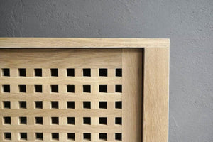 Slatted Oak Buffet-Blue Hand Home