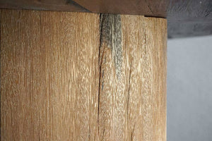 Setu Boatwood Table-Blue Hand Home