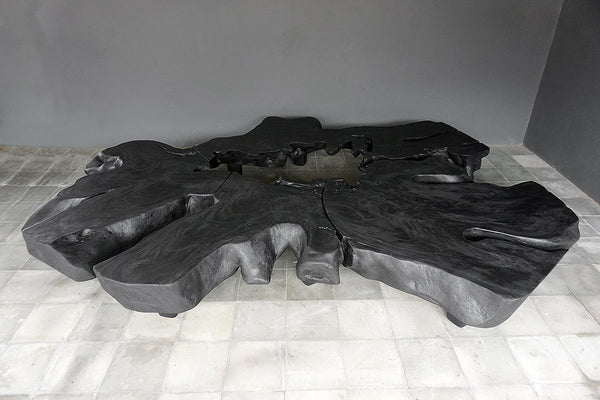 Extra Large Suar Coffee Table-Blue Hand Home