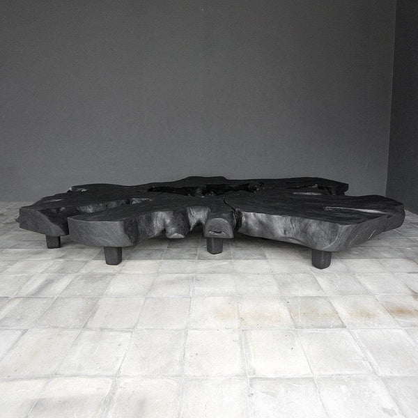Extra Large Suar Coffee Table-Blue Hand Home
