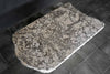 Onyx Coffee Table with Teak Root Base-Blue Hand Home