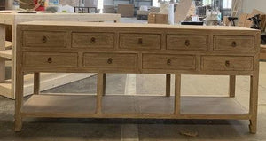 Jorris Nine Drawer Console-Blue Hand Home