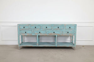 Jorris Nine Drawer Console-Blue Hand Home