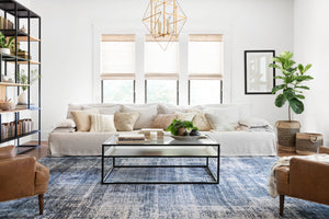 Magnolia Home by Joanna Gaines x Loloi Kennedy Rug - Denim / Denim-Blue Hand Home