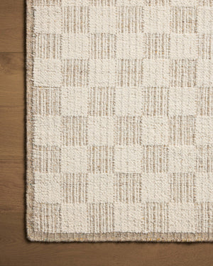 Brigette Romanek x Loloi Knox Rugs - Ivory / Khaki-Blue Hand Home