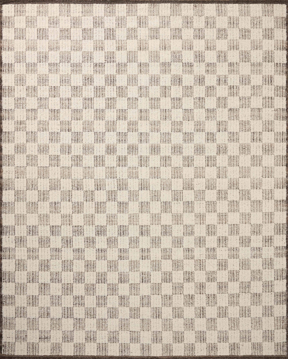 Brigette Romanek x Loloi Knox Rugs - Ivory / Mocha-Blue Hand Home