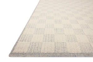 Brigette Romanek x Loloi Knox Rugs - Ivory / Sky-Blue Hand Home