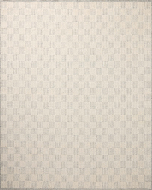 Brigette Romanek x Loloi Knox Rugs - Ivory / Sky-Blue Hand Home