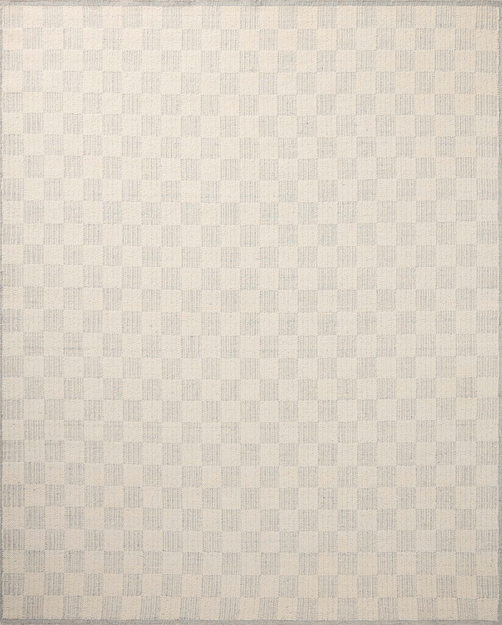 Brigette Romanek x Loloi Knox Rugs - Ivory / Sky-Blue Hand Home