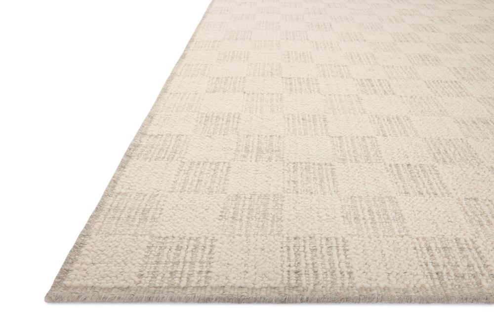 Brigette Romanek x Loloi Knox Rugs - Ivory / Silver-Blue Hand Home