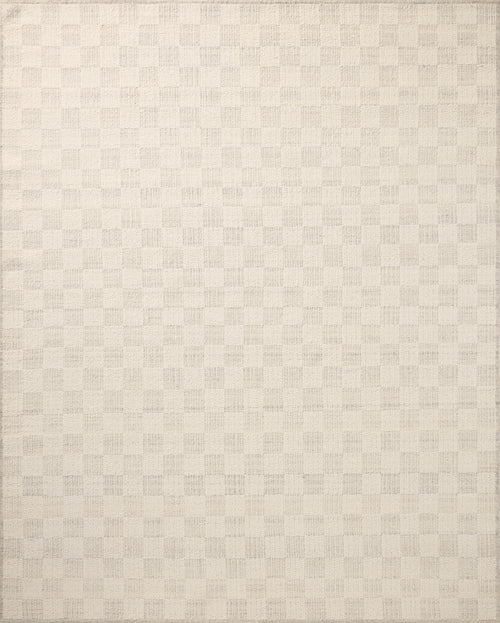 Brigette Romanek x Loloi Knox Rugs - Ivory / Silver-Blue Hand Home