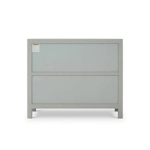 Bramble Kagu 3 Drawer Dresser Wrapped In Raffia Pale Blue-Bramble-Blue Hand Home