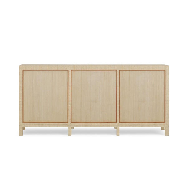Kagu 9 Drawer Dresser W/ Rattan-Blue Hand Home