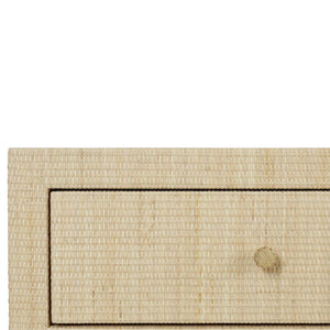 Kagu 9 Drawer Dresser W/ Rattan-Blue Hand Home