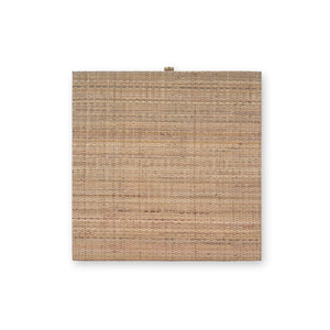 Bramble Kagu End Table Wrapped In Natural Rattan-Bramble-Blue Hand Home