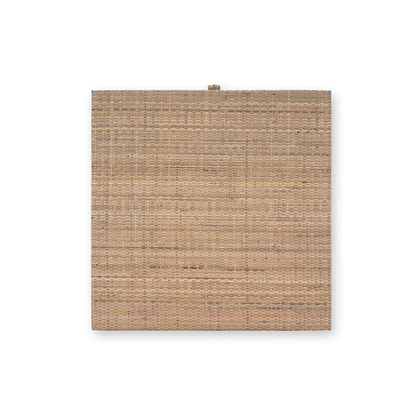 Bramble Kagu End Table Wrapped In Natural Rattan-Bramble-Blue Hand Home