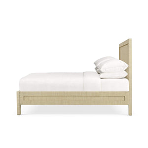 Kagu Rattan Queen Bed | Handcrafted Furniture Piece by Bramble-Blue Hand Home