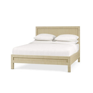 Kagu Rattan Queen Bed | Handcrafted Furniture Piece by Bramble-Blue Hand Home