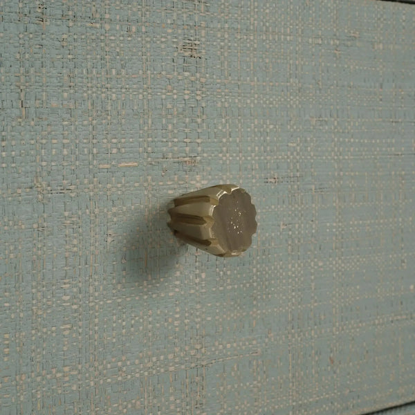 Bramble Kagu Tall Cabinet Wrapped In Raffia Pale Blue W/ True White Interior-Bramble-Blue Hand Home