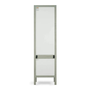 Bramble Kagu Tall Cabinet Wrapped In Raffia Pale Blue W/ True White Interior-Bramble-Blue Hand Home