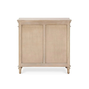 Bramble Kelly 3 Drawer Bedside Table In Sandbar-Bramble-Blue Hand Home