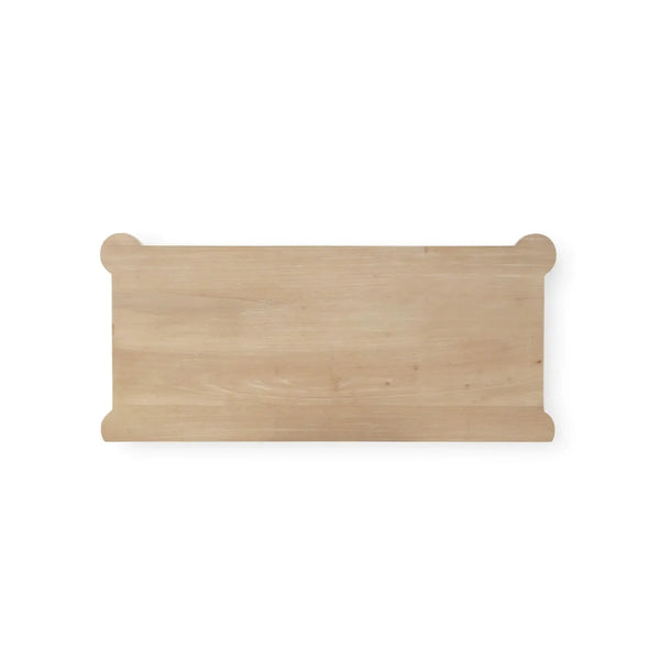 Bramble Kelly 3 Drawer Dresser In Sandbar-Bramble-Blue Hand Home