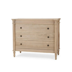Bramble Kelly 3 Drawer Dresser In Sandbar-Bramble-Blue Hand Home