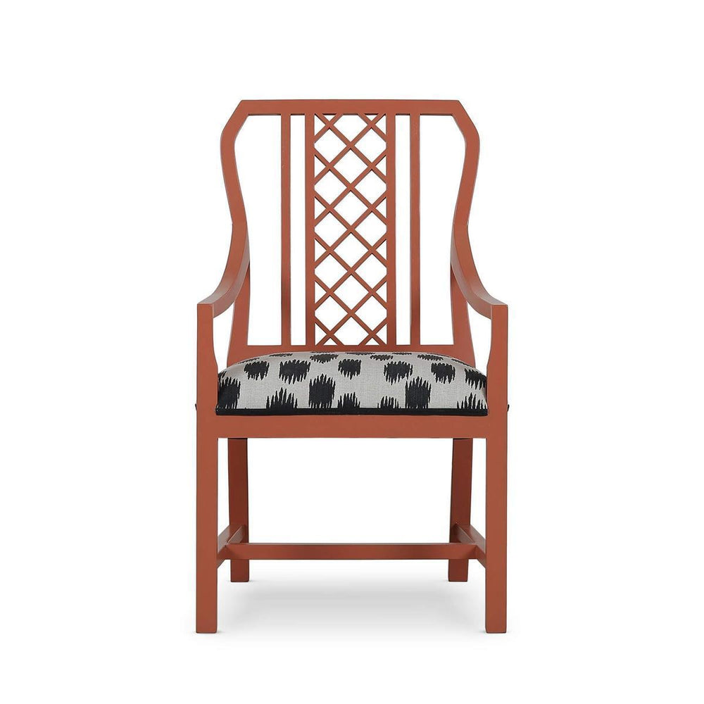 Kelly Dining Chair w/ Arms-Blue Hand Home
