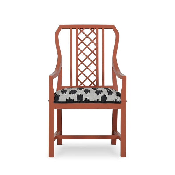 Kelly Dining Chair w/ Arms-Blue Hand Home