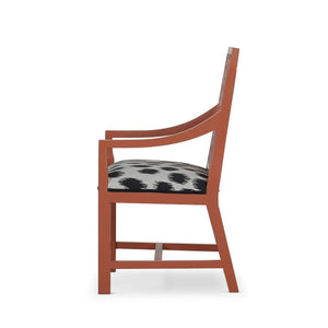 Kelly Dining Chair w/ Arms-Blue Hand Home