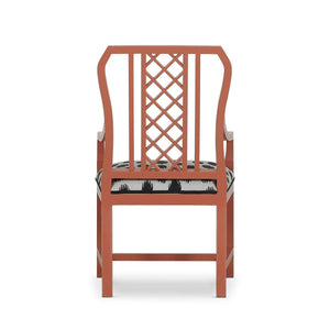 Kelly Dining Chair w/ Arms-Blue Hand Home