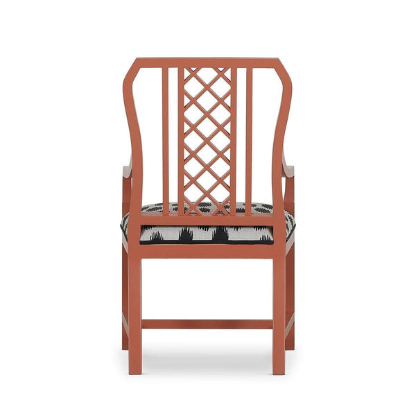 Kelly Dining Chair w/ Arms-Blue Hand Home