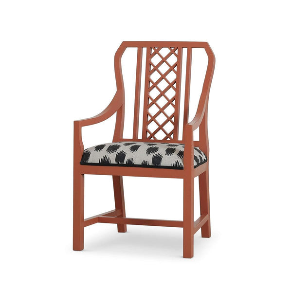 Kelly Dining Chair w/ Arms-Blue Hand Home