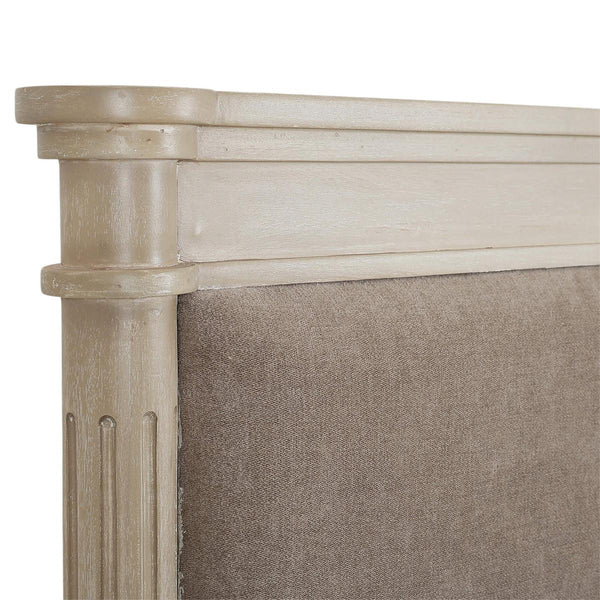Kelly Upholstered Bed King-Blue Hand Home