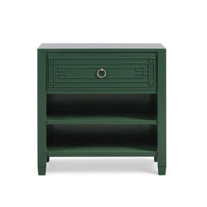 Knightsbridge 1 Drawer Bedside Table-Blue Hand Home