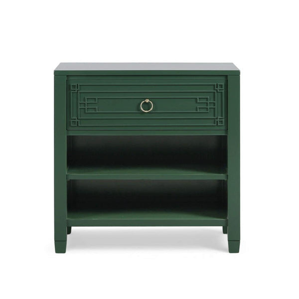 Knightsbridge 1 Drawer Bedside Table-Blue Hand Home