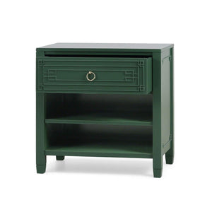 Knightsbridge 1 Drawer Bedside Table-Blue Hand Home