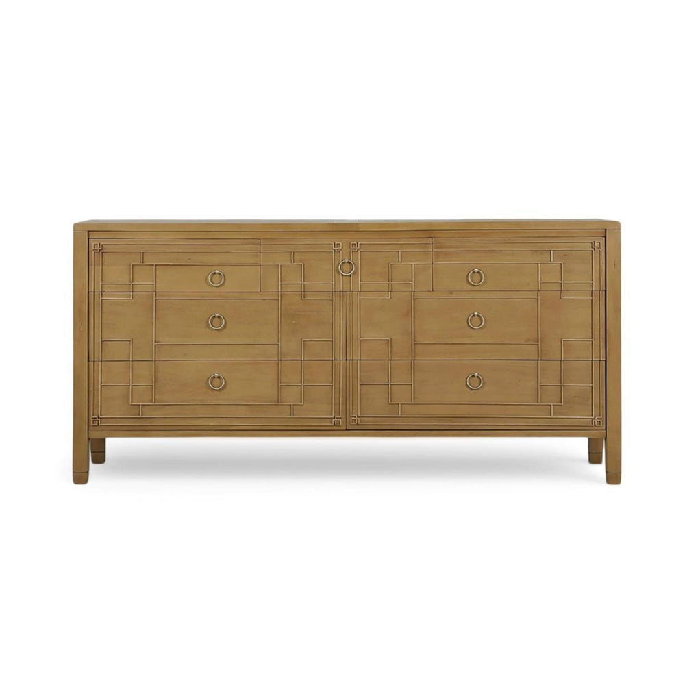 Knightsbridge 7 Drawer Large Dresser-Blue Hand Home