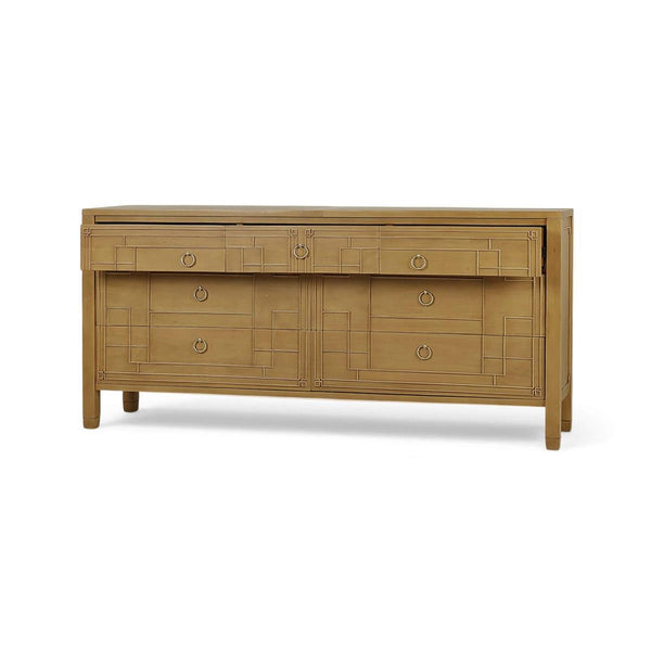 Knightsbridge 7 Drawer Large Dresser-Blue Hand Home