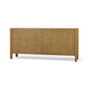 Knightsbridge 7 Drawer Large Dresser-Blue Hand Home