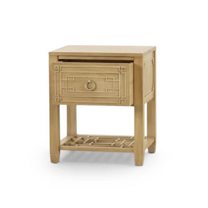 Bramble Knightsbridge End Table in Fruitwood-Bramble-Blue Hand Home