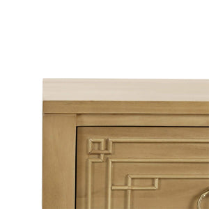 Bramble Knightsbridge End Table in Fruitwood-Bramble-Blue Hand Home