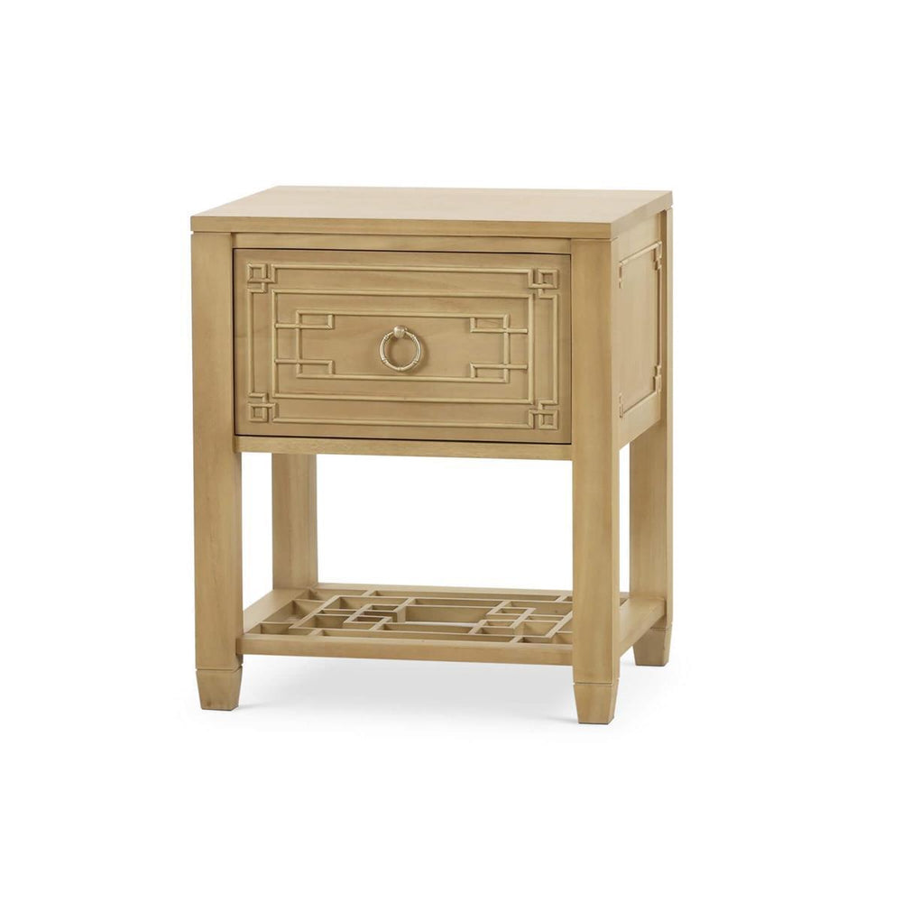 Bramble Knightsbridge End Table in Fruitwood-Bramble-Blue Hand Home