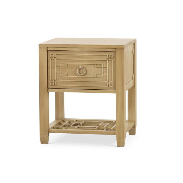 Bramble Knightsbridge End Table in Fruitwood-Bramble-Blue Hand Home