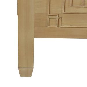 Bramble Knightsbridge King Bed in Fruitwood-Bramble-Blue Hand Home