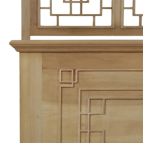 Bramble Knightsbridge King Bed in Fruitwood-Bramble-Blue Hand Home