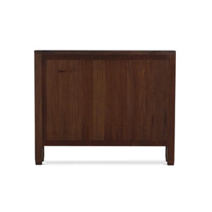 Bramble Knightsbridge Narrow 2 Door Sideboard in Walnut-Bramble-Blue Hand Home